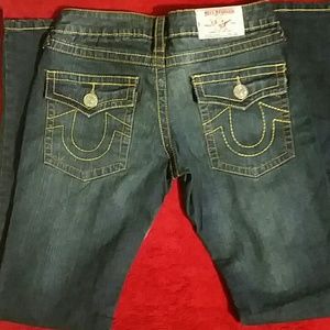 True Religion wide bottom jeans